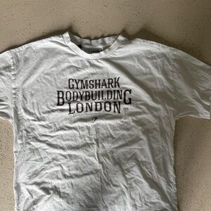 London Gymshark White T-Shirt with Print